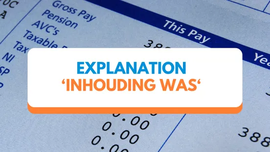 Explanation ‘inhouding WAS’