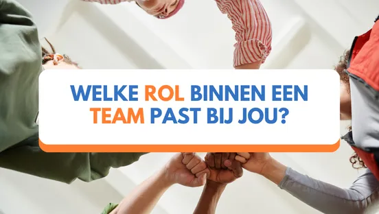 Welke rol binnen een team past bij jou?